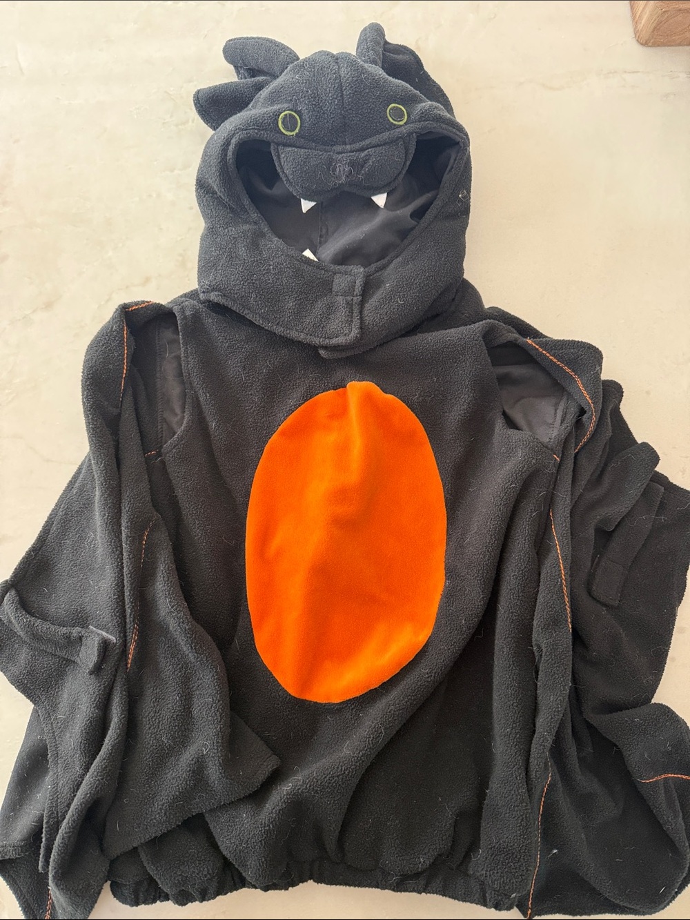 Pottery Barn Kids Black & Orange Bat Costume